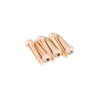 ALICE - KOŁKI DO GIT.AKUST. Z KROPKĄ/IVORY/OP=6szt